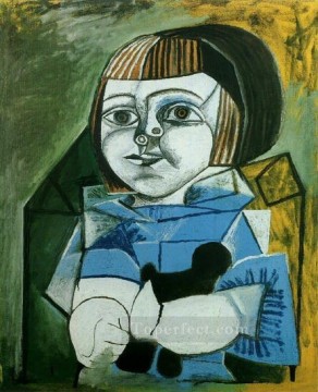 Paloma en bleu 1952 Cubist Oil Paintings